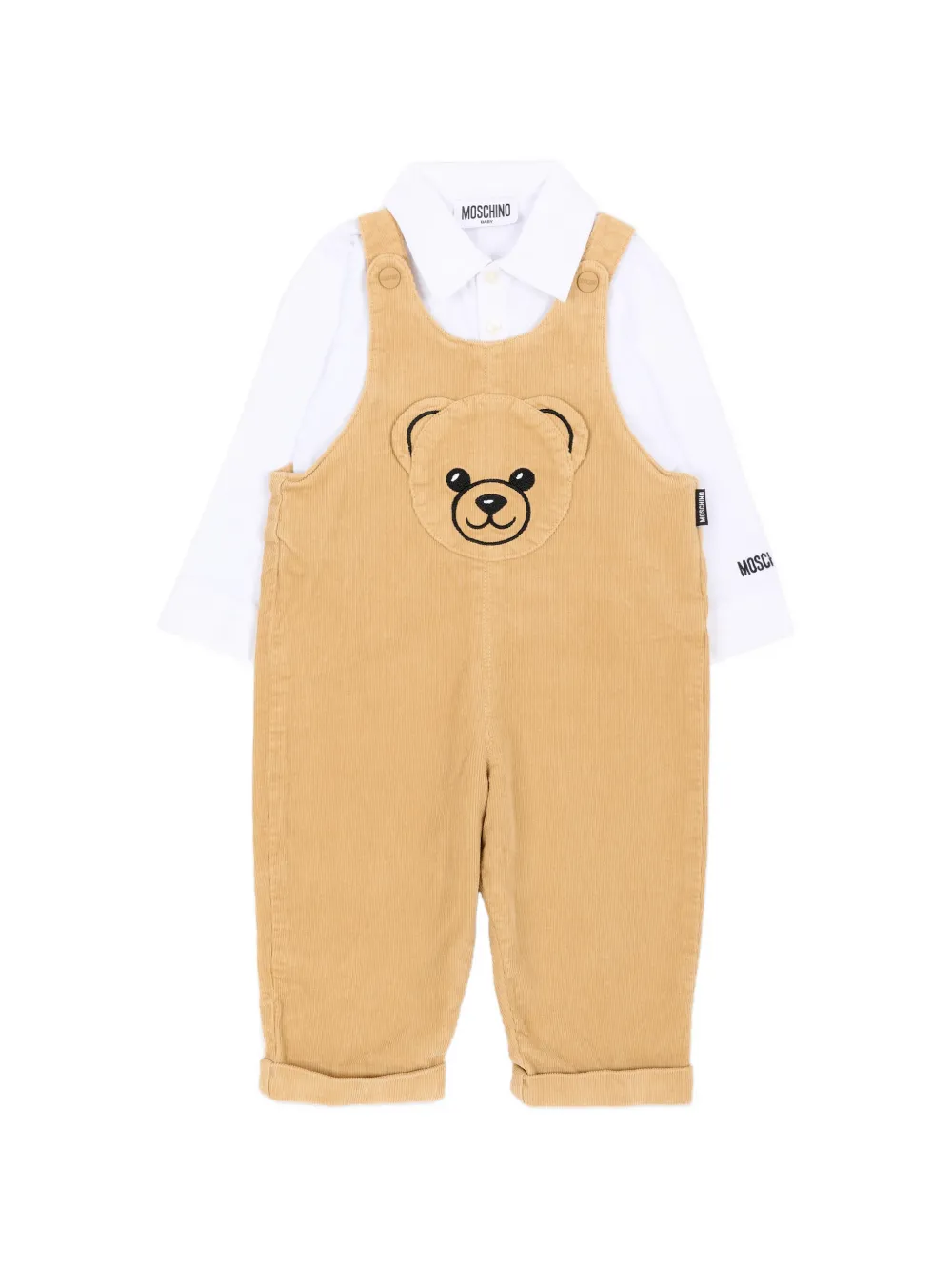 Moschino Kids corduroy trousers set - Toni neutri