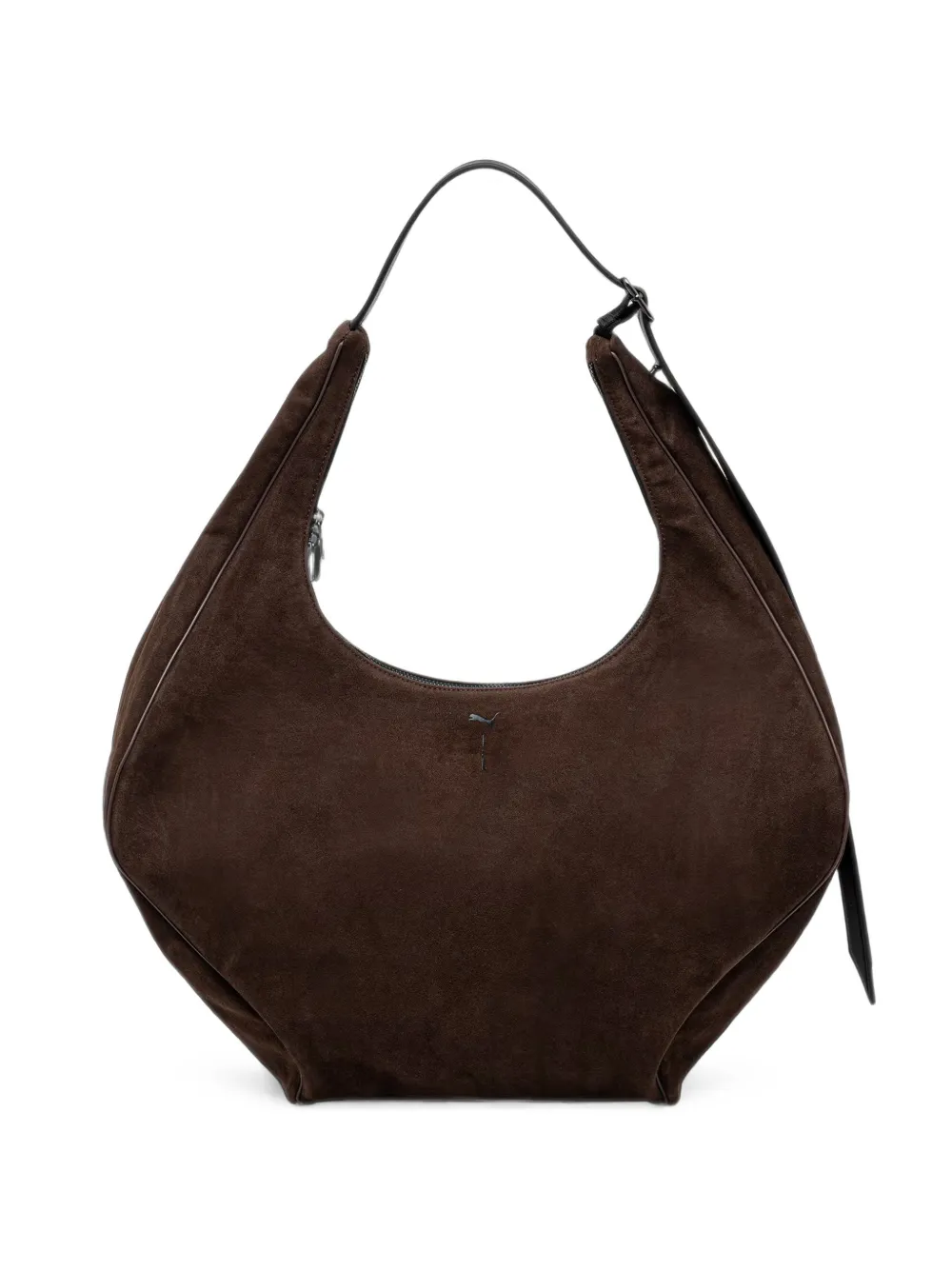 PUMA x _J.L-A.L_ suede logo-print holdall bag - Marrone