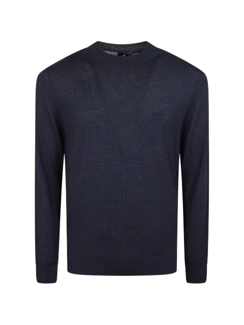 ETRO wool and silk sweater with Pegaso embroidery