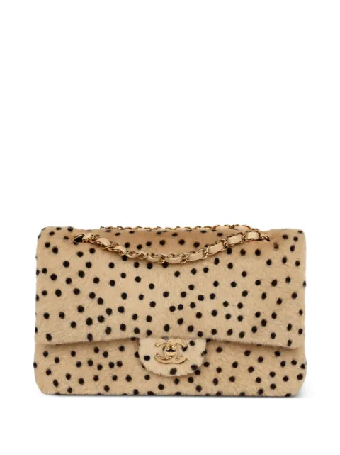 CHANEL Pre-Owned medium Classic Flap cheetah-print CC turn-lock shoulder bag