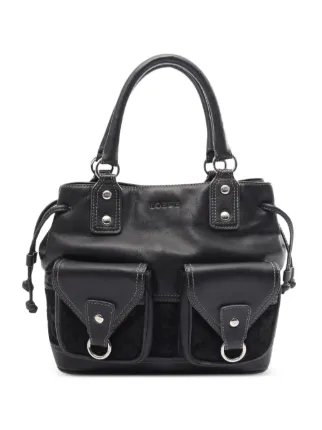 Loewe Pre-Owned 2015-2020 カーフスキン&スエード アナグラム