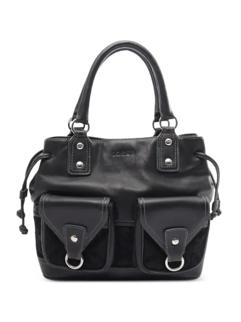 Loewe Pre-Owned tote Anagram Pocket de piel de becerro y gamuza 2015-2020