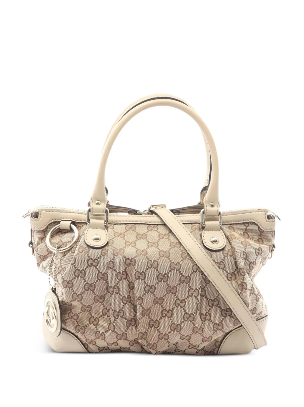Gucci Pre-Owned Borsa a tracolla Sukey in tela GG 2000-2015 - Toni neutri
