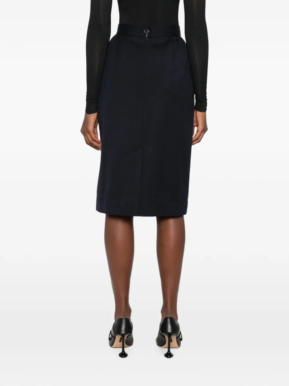 Vivienne Westwood Rok met knoopsluiting Blauw
