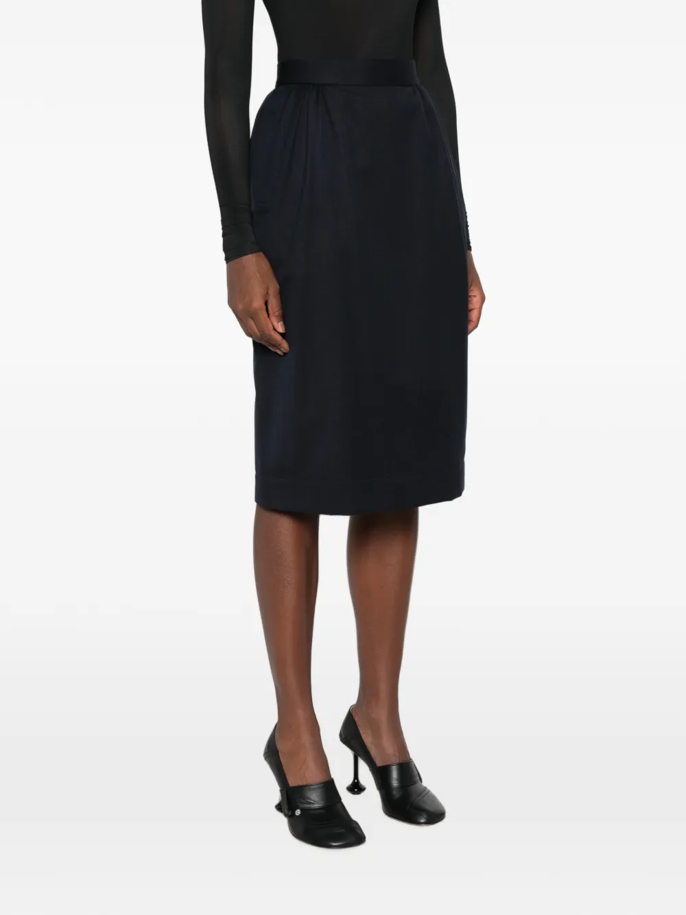 Vivienne Westwood Rok met knoopsluiting Blauw