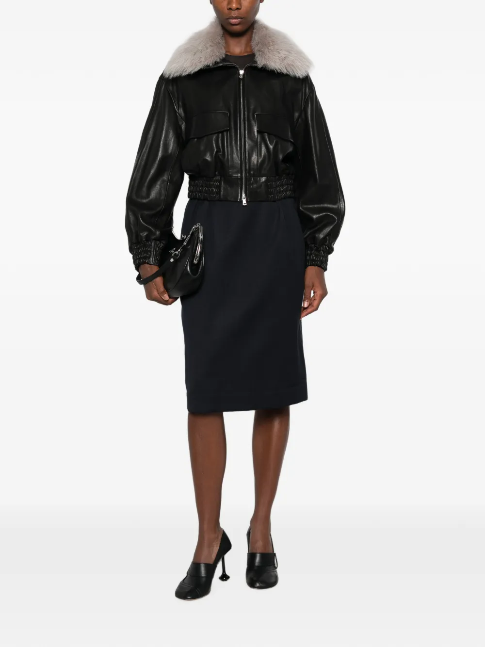 Vivienne Westwood Rok met knoopsluiting Blauw