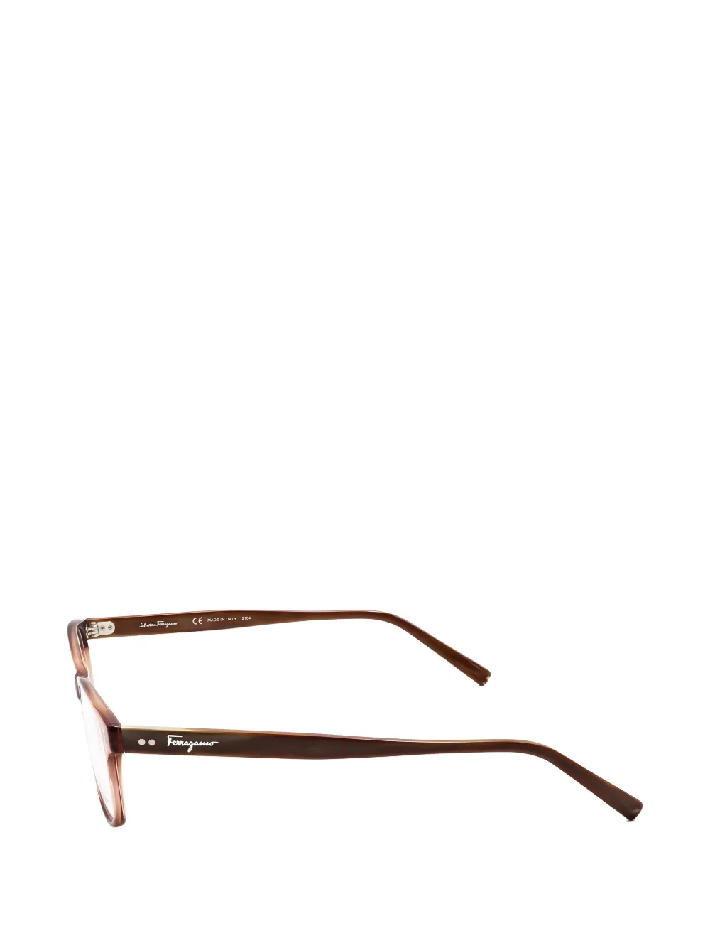 Ferragamo Eyewear marble-effect cat-eye glasses Bruin