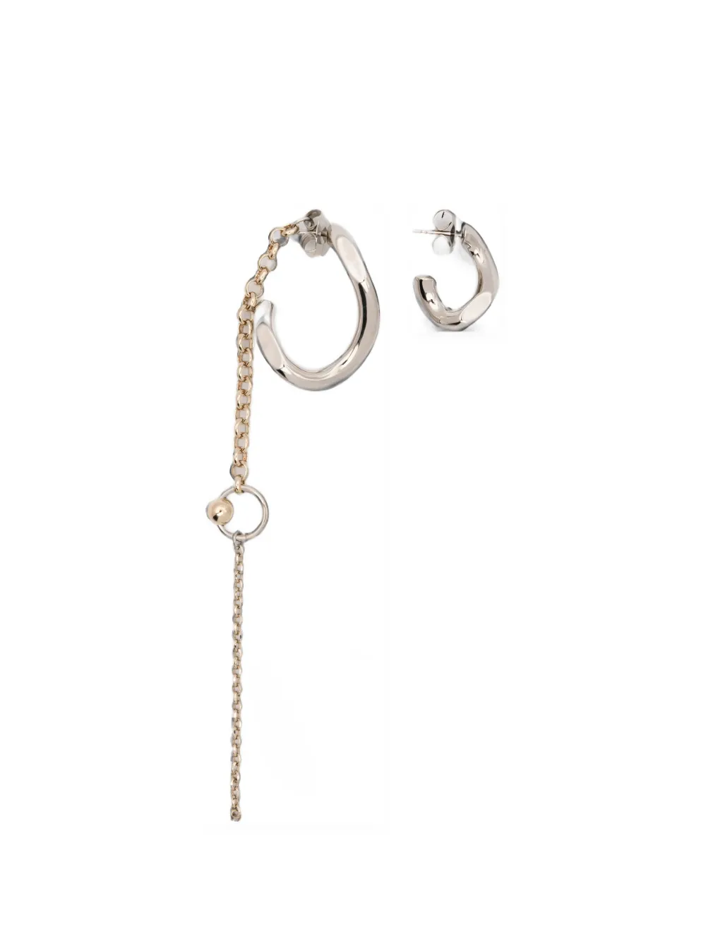 Justine Clenquet Graci asymmetric chain-link earrings