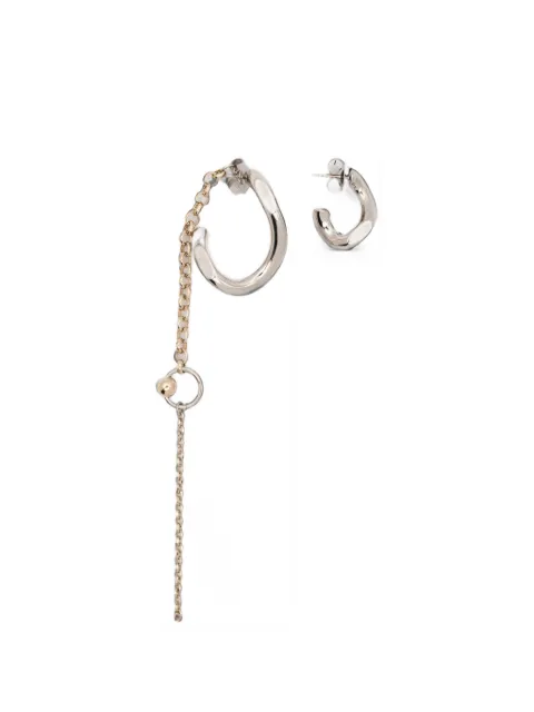 Justine Clenquet Graci asymmetric chain-link earrings