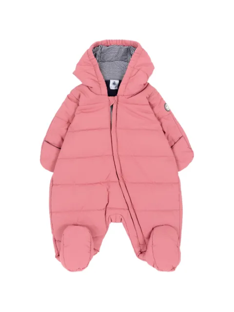 Petit Bateau quilted hooded snowsuit
