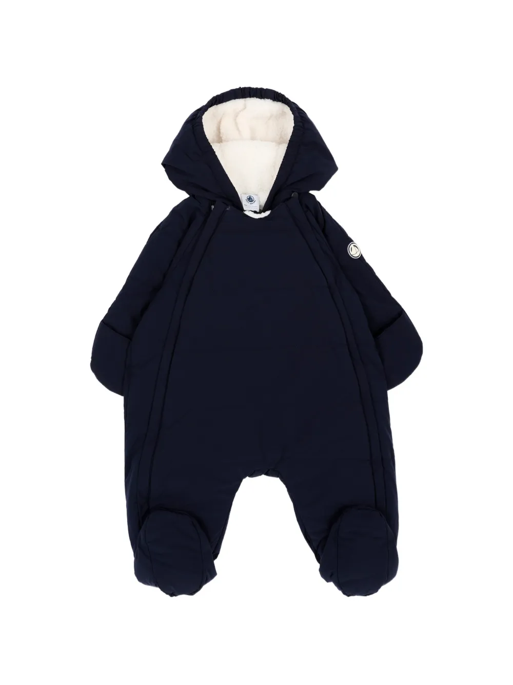 Petit Bateau Schneeanzug mit Kapuze - Blau