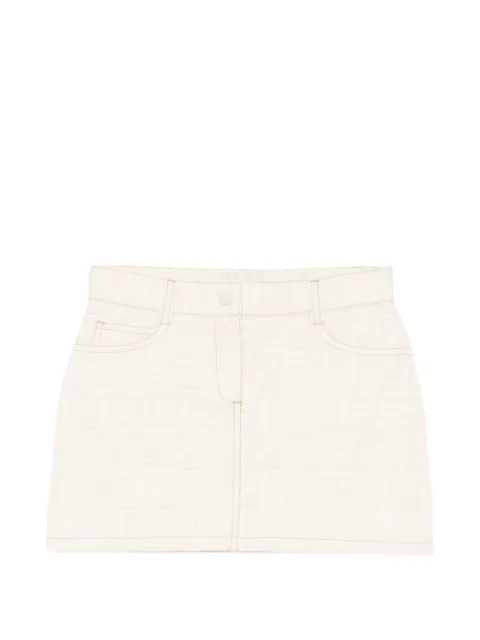 Fendi Kids FF logo-embossed skirt