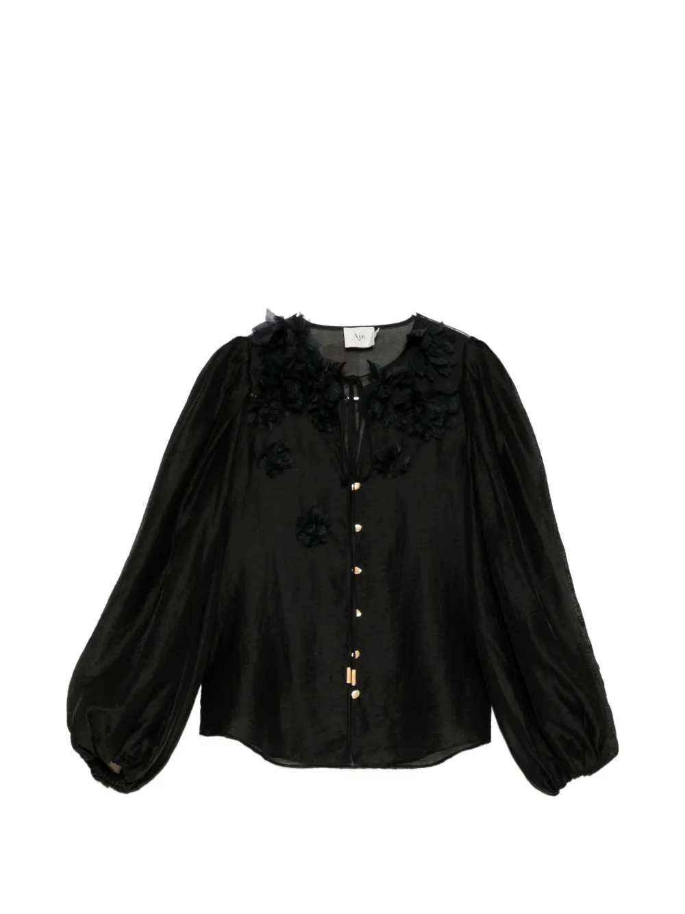 Aje Demi blouse - Nero