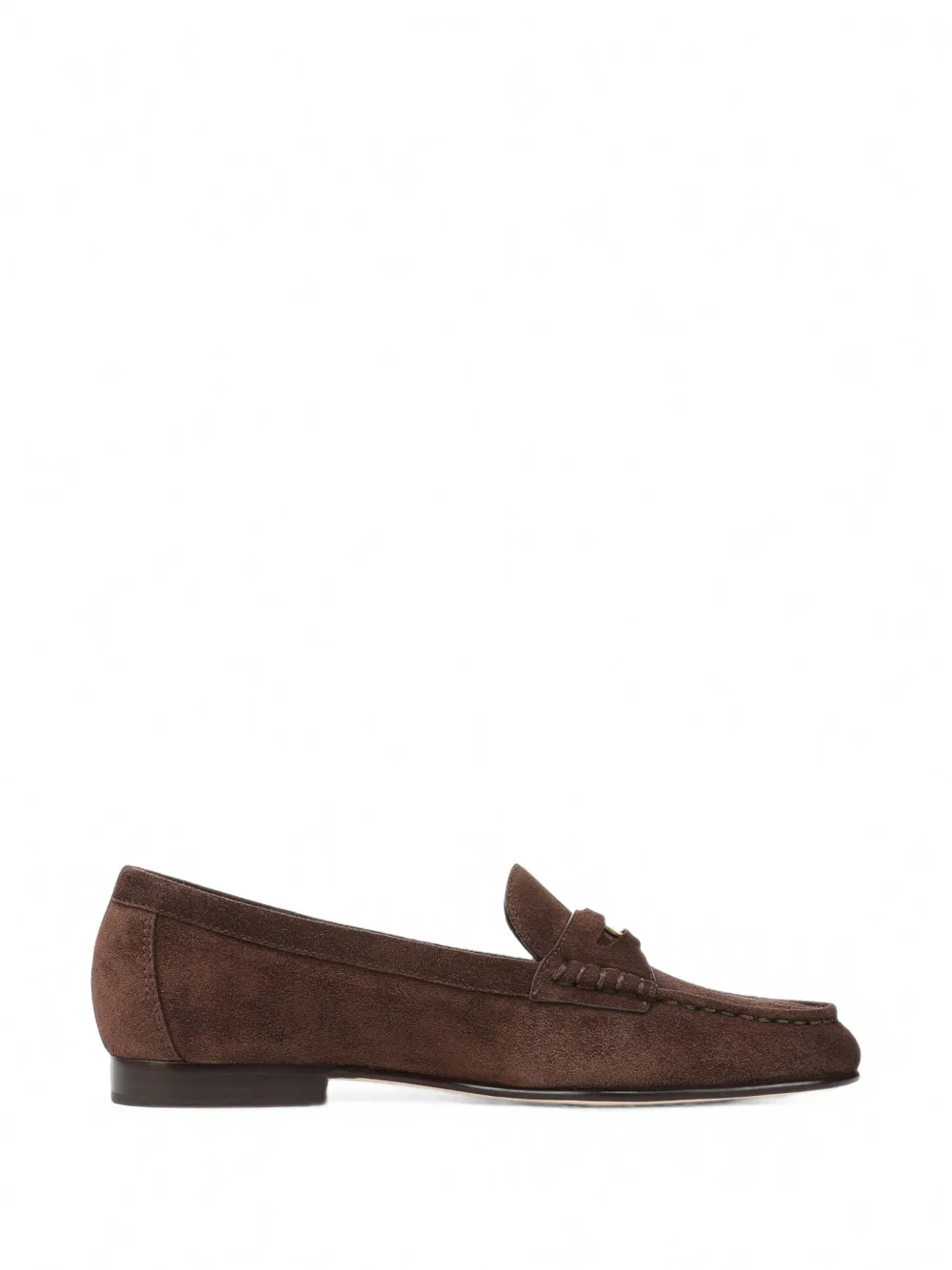 Veronica Beard Penny suede ballet loafers - Marrone