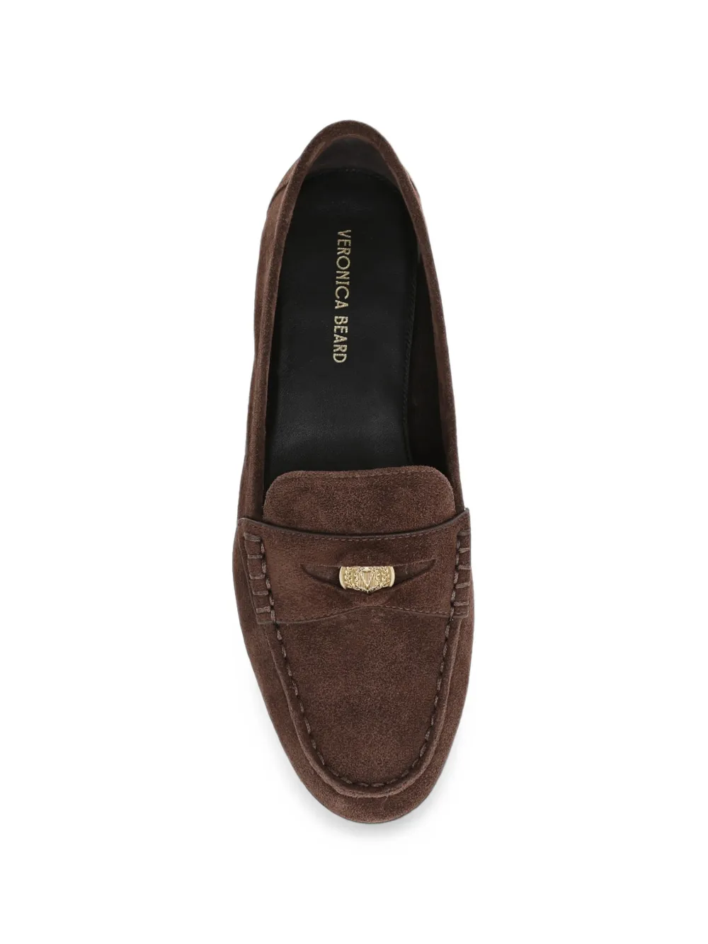 Veronica Beard Penny suede ballet loafers Bruin