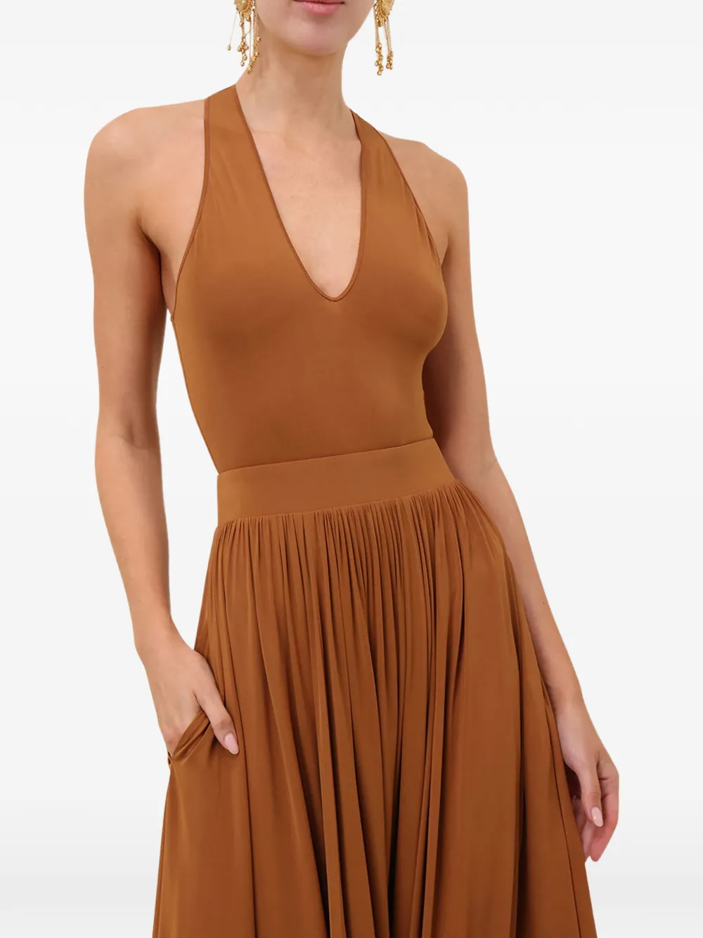 ZIMMERMANN Scoop bodysuit Bruin