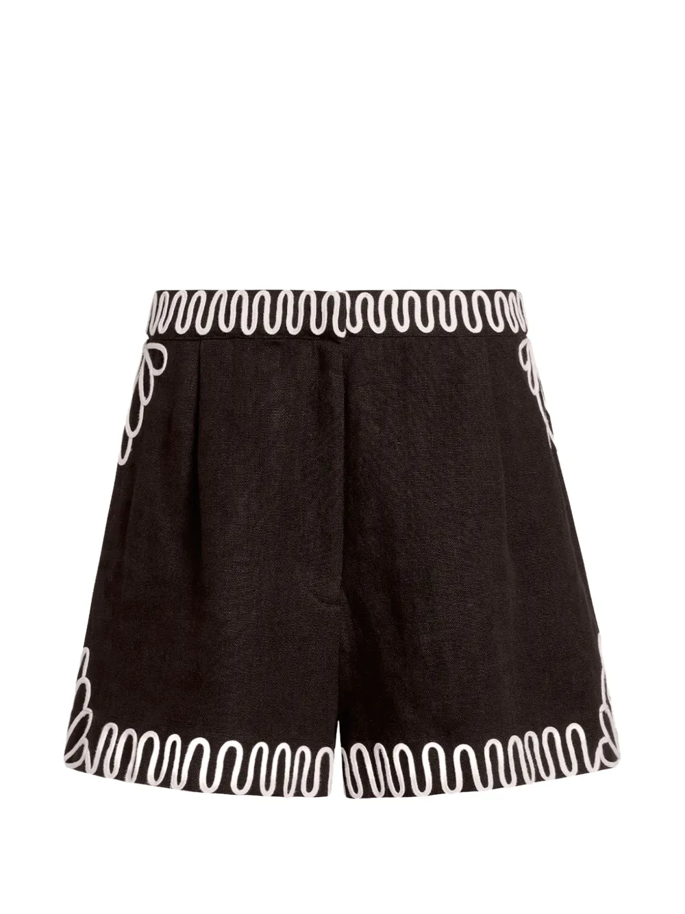 Marie Oliver Blanche rickrack-trim shorts