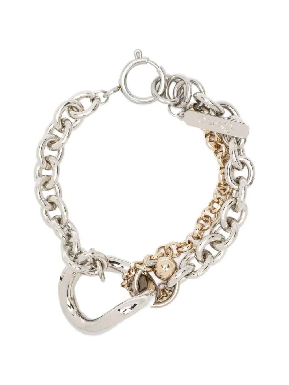 Justine Clenquet Gracia chain bracelet - Argento