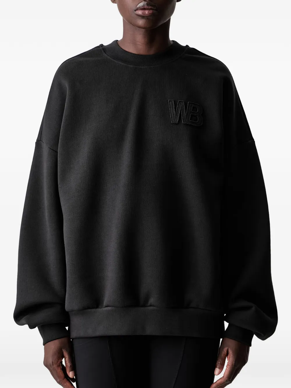 Wrstbhvr Verice Logo-patch Sweatshirt In Black
