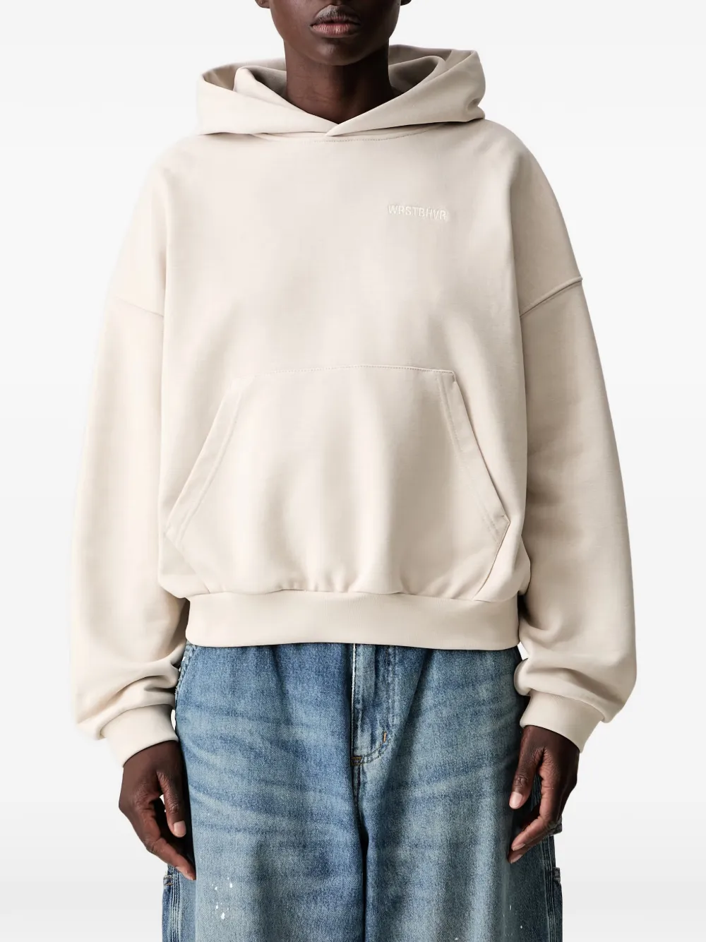 Wrstbhvr Logo-embroidered Pouch-pocket Hoodie In Multi