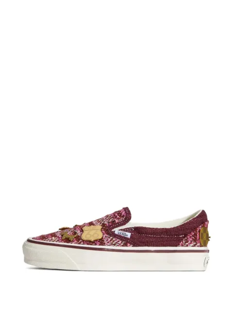 Vans charm-embellished tweed sneakers