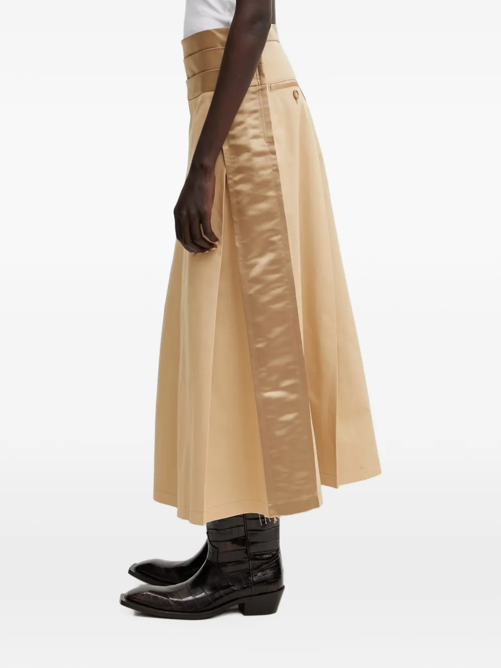 Undercover Midi-plooirok Beige