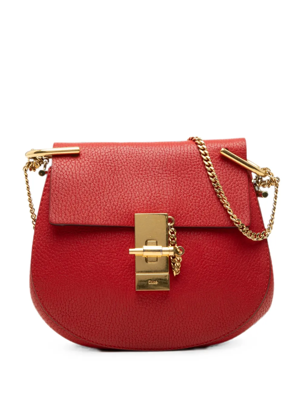 Chloé Pre-Owned 2016 Small Leather Drew crossbody bag - Rot