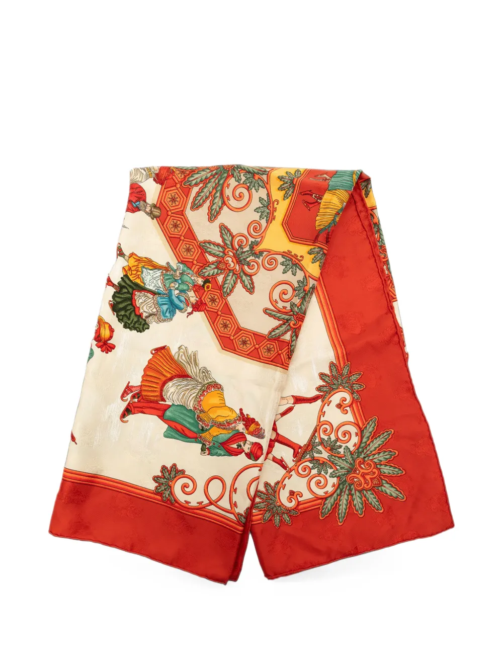 Hermès Pre-Owned Foulard Joies d Hiver 90 in seta 1990-2010 - Bianco