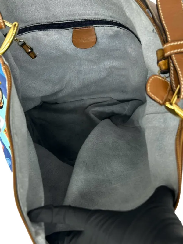 Gucci Pre-Owned 1990-2000 プリント キャンバス ショルダーバッグ