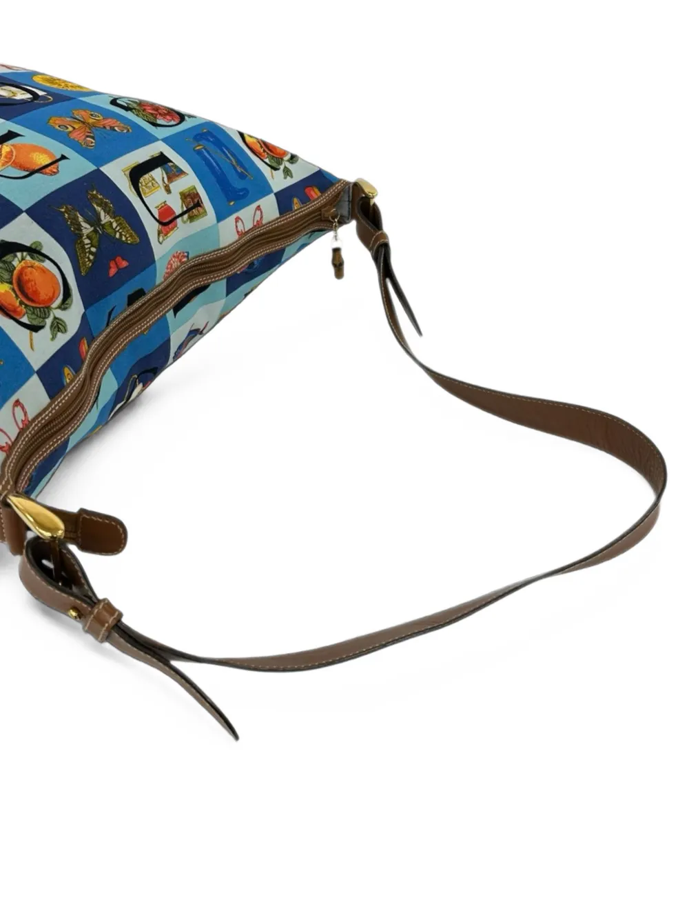 Gucci Pre-Owned 1990-2000 プリント キャンバス ショルダーバッグ