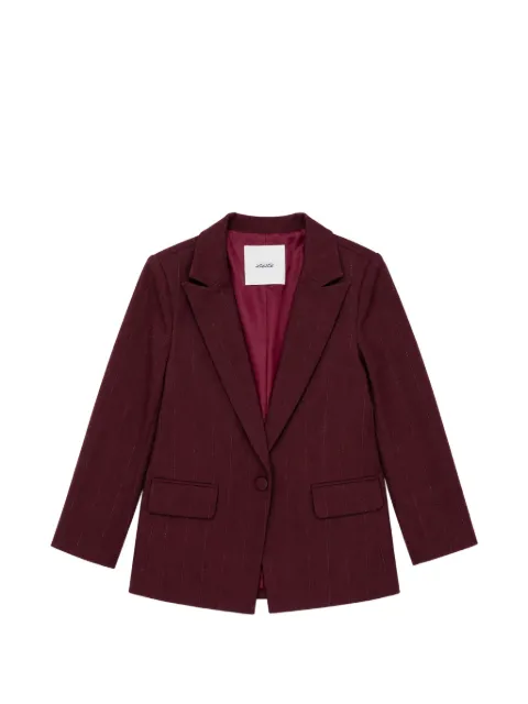 Miss Grant Kids pinstripe single-breasted blazer