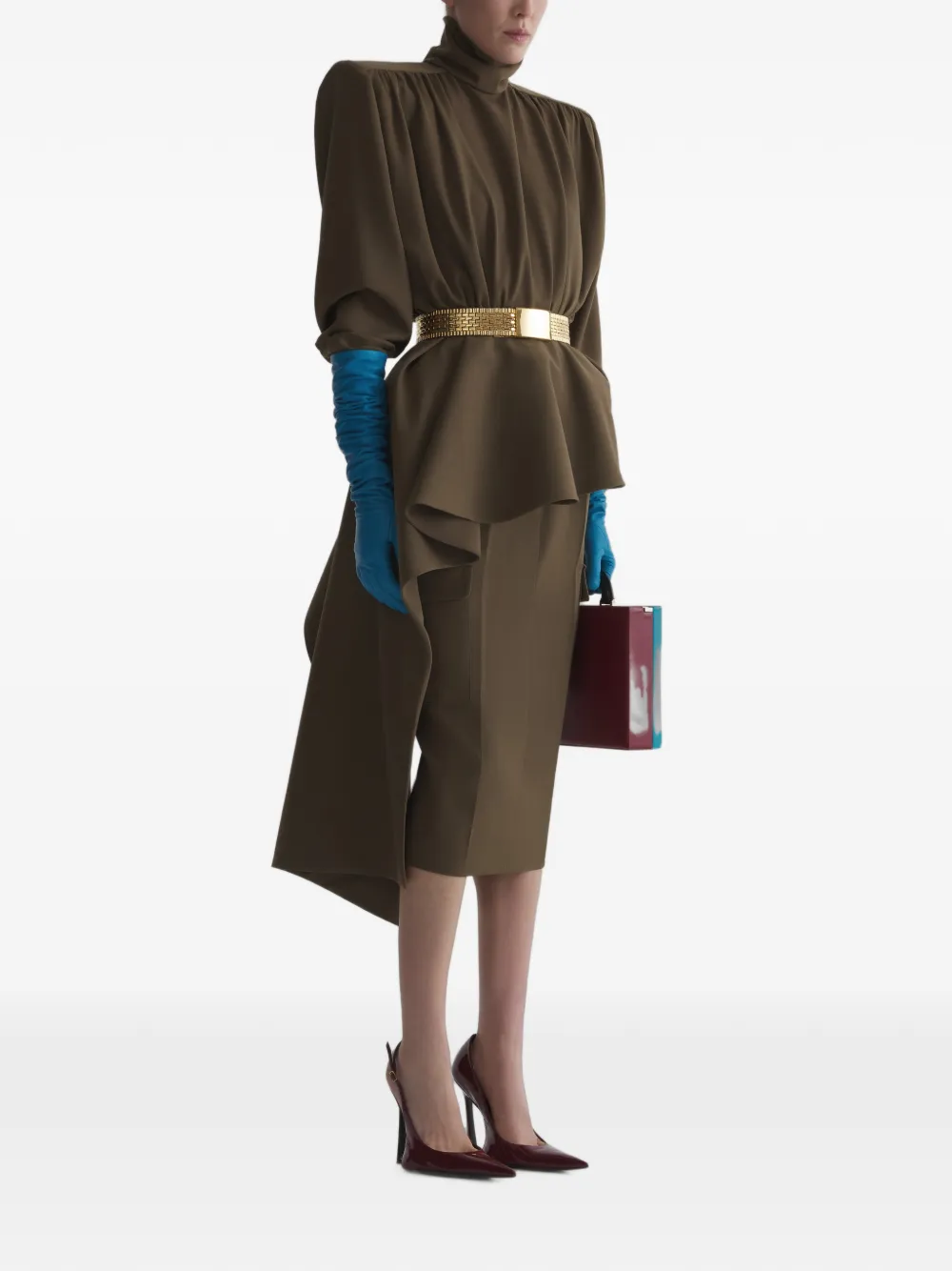 Mugler Cargo-blouse Bruin