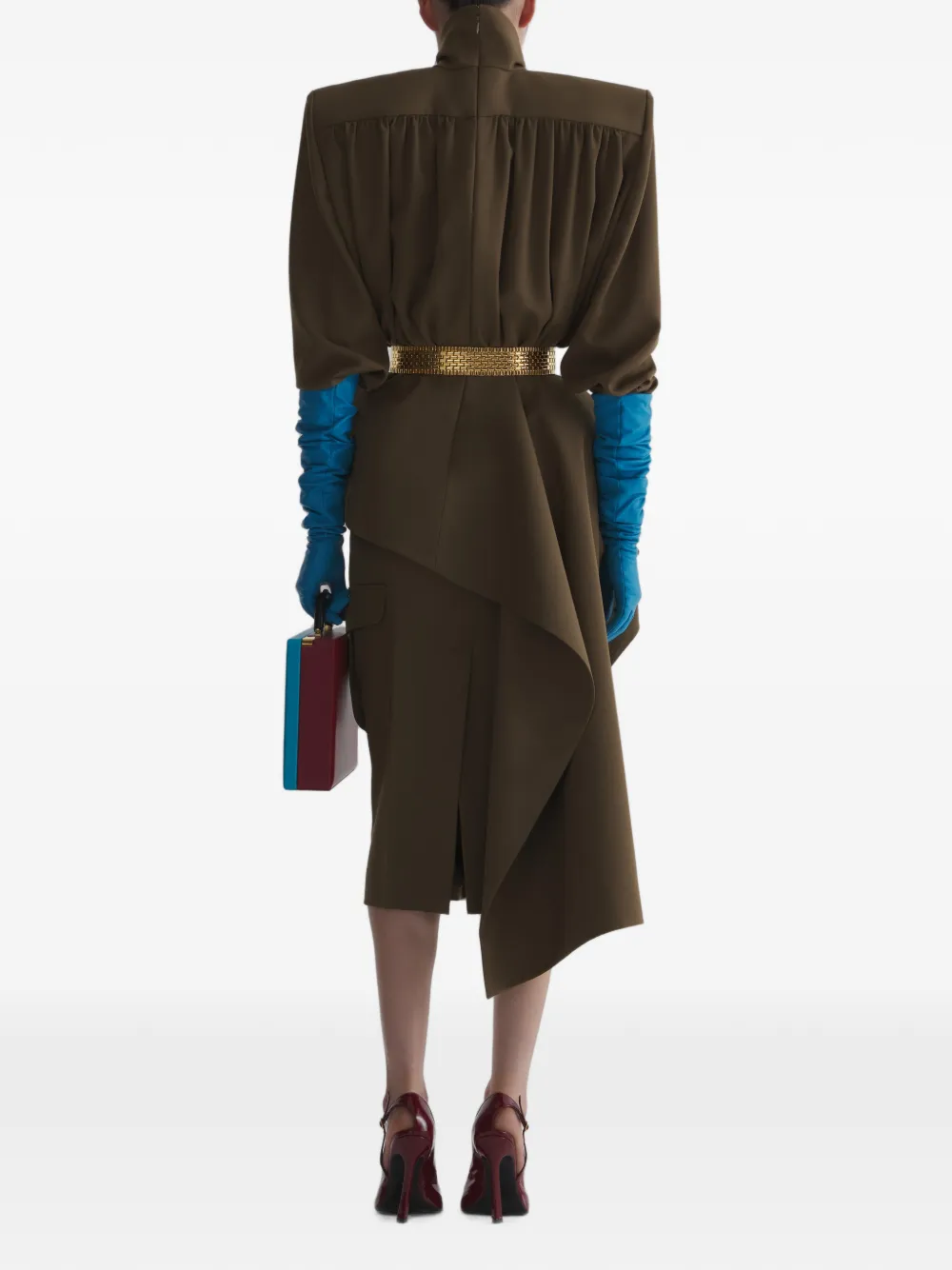 Mugler Cargo-blouse Bruin
