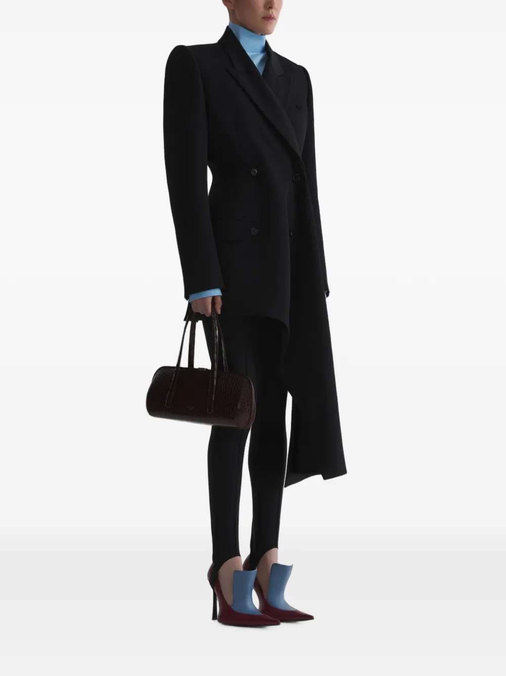 Mugler Gedrapeerd jack Zwart