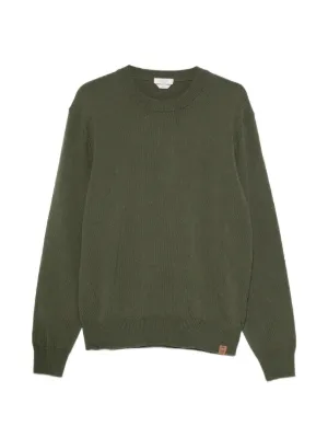 Moncler Grenoble logo-patch Sweater | Green | FARFETCH