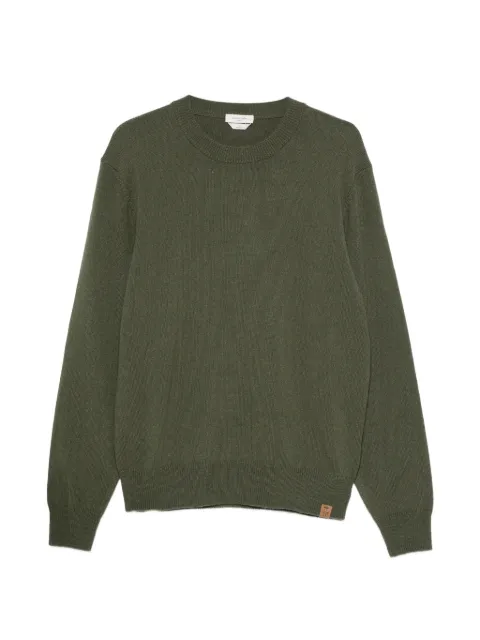 Jacob Cohën crew-neck logo-patch sweater