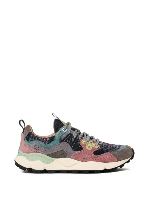 FLOWER MOUNTAIN Yamano 3 suede-panelled sneakers