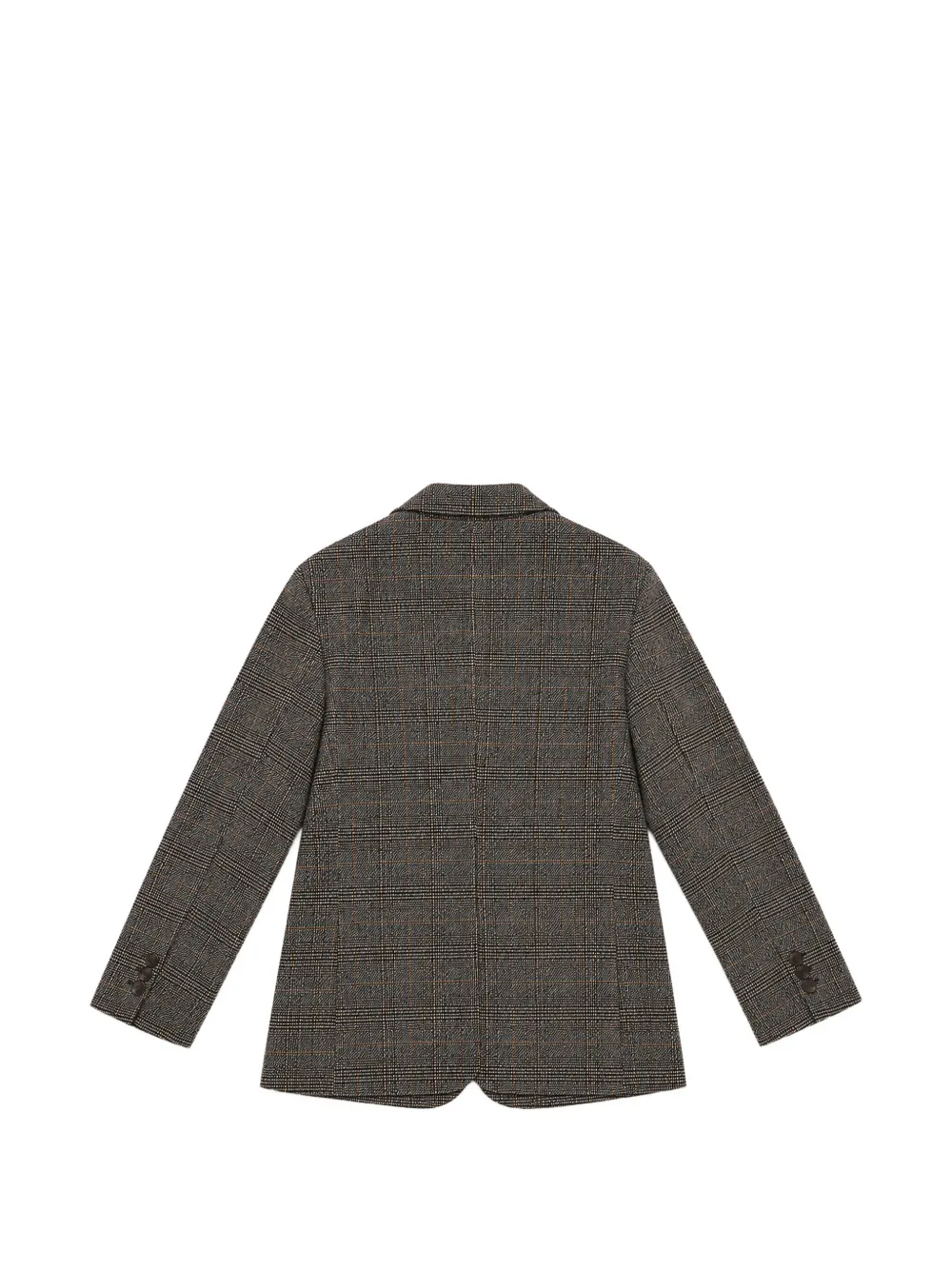 Miss Grant Kids Geruite blazer met gekerfde revers Grijs
