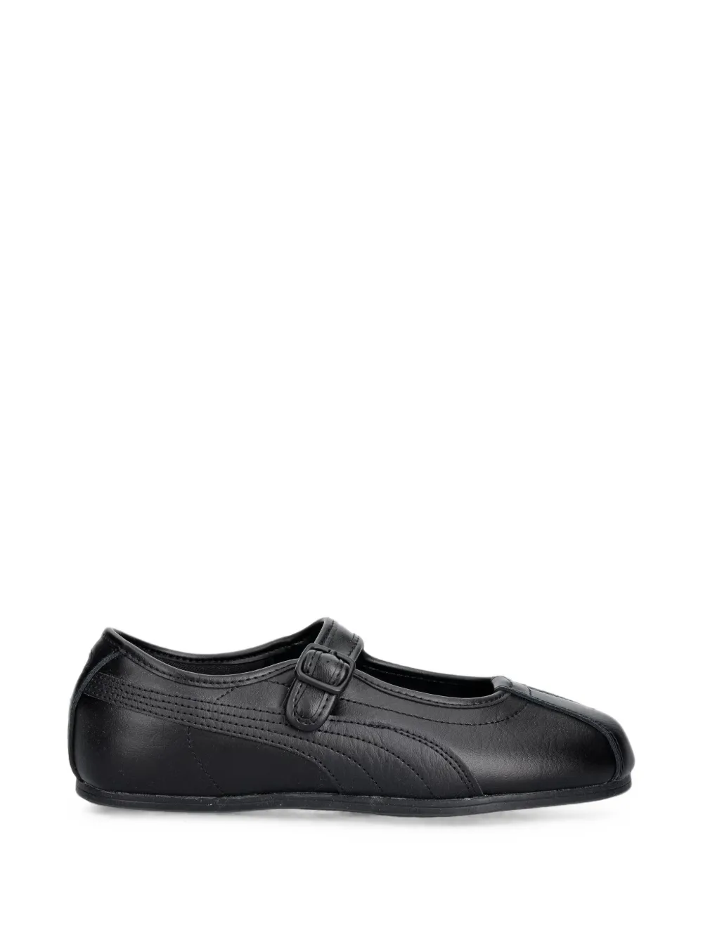 PUMA Tacklette buckle-strap ballet flats - Nero