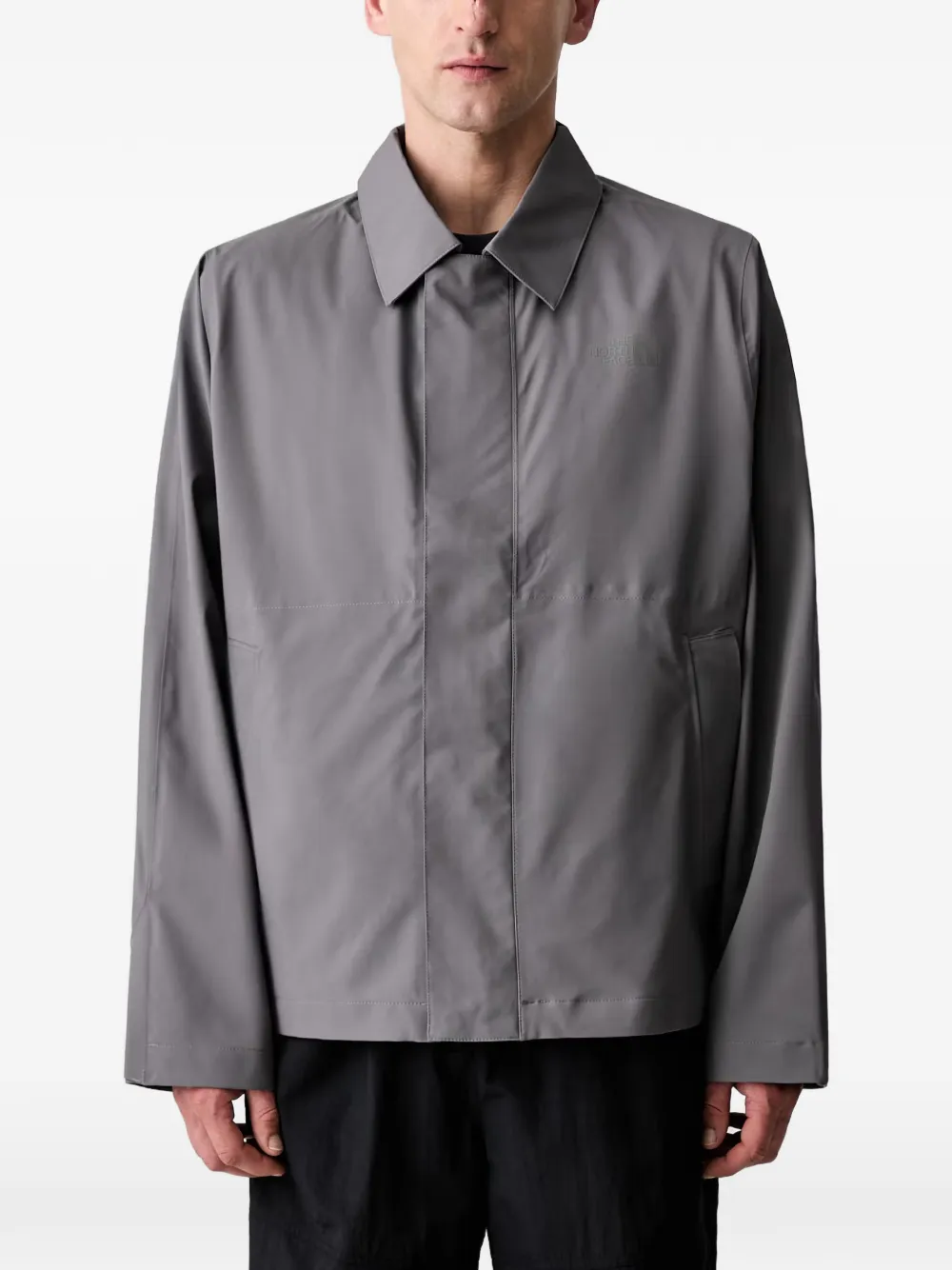 The North Face Triclimate logo-print raglan-sleeve jacket - Grigio