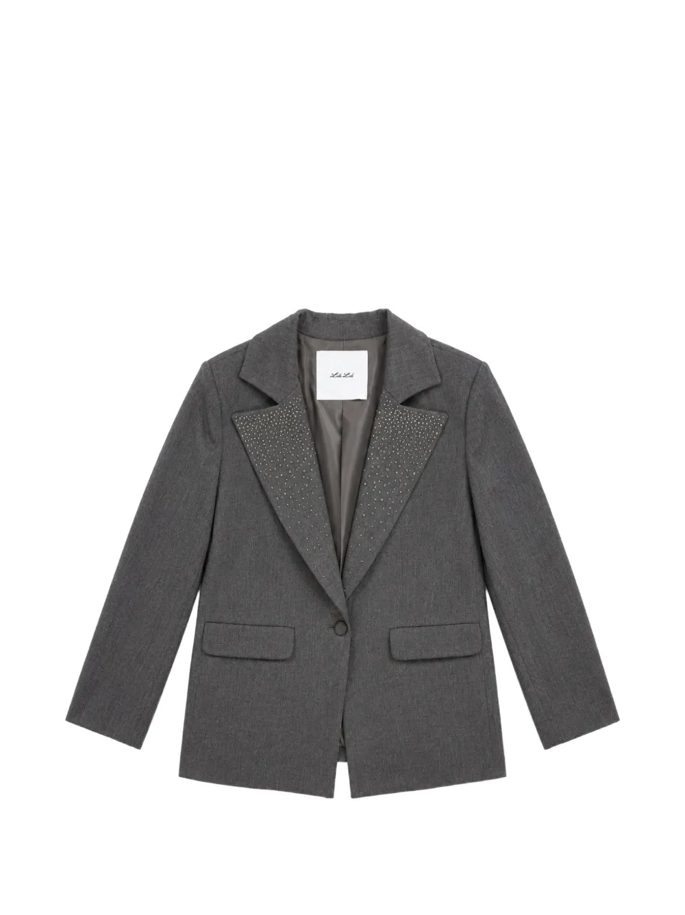 Miss Grant Kids single-breasted blazer - Grau