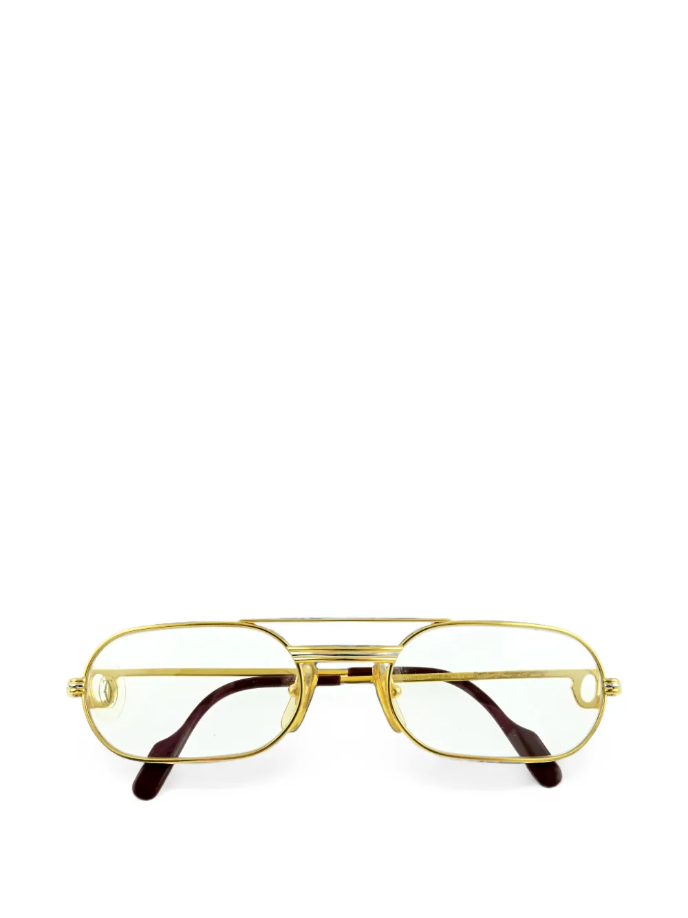 Cartier Occhiali Must Louis ovali anni '80 - Oro
