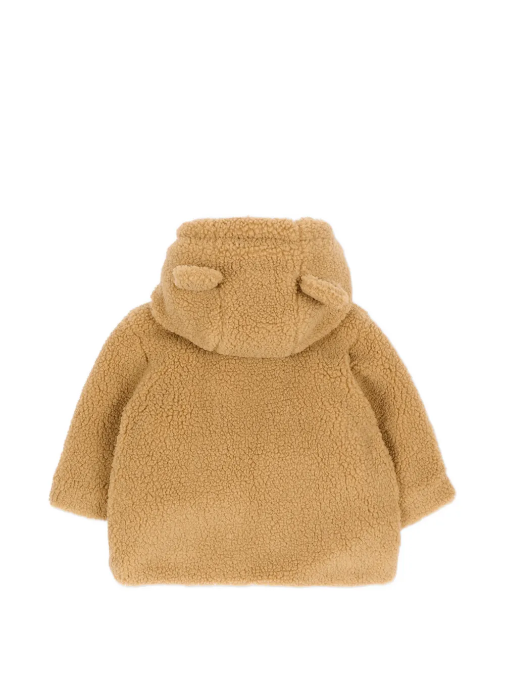 Petit Bateau Jack van imitatiebont met capuchon Beige