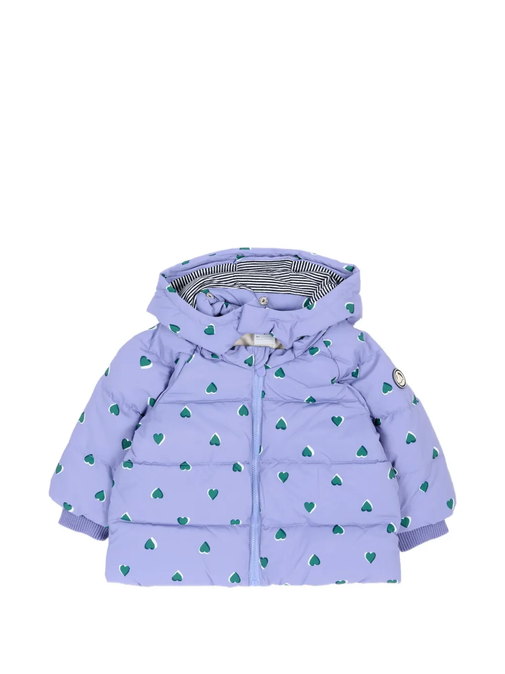 Petit Bateau hooded padded jacket - Violett