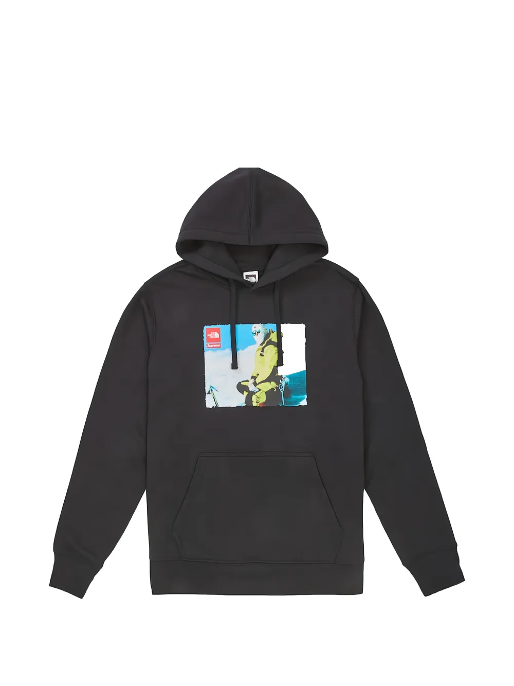 Supreme The North Face Photo-print Hoodie In 블랙