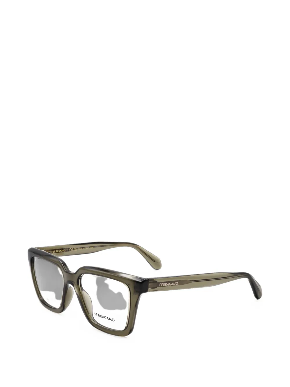 Ferragamo square-frame glasses Groen