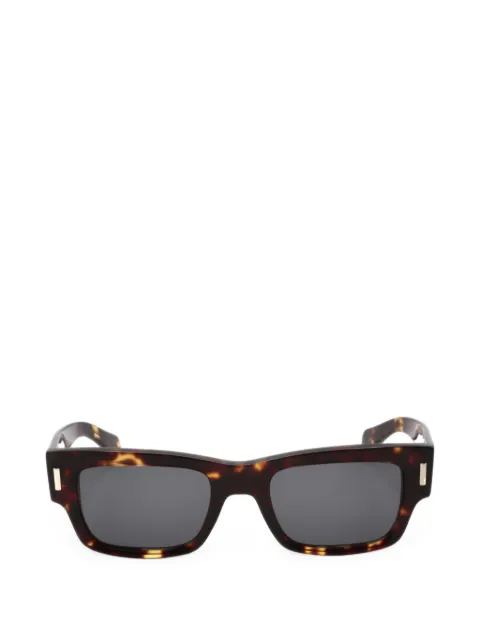 Ferragamo tortoiseshell-effect rectangle-frame sunglasses