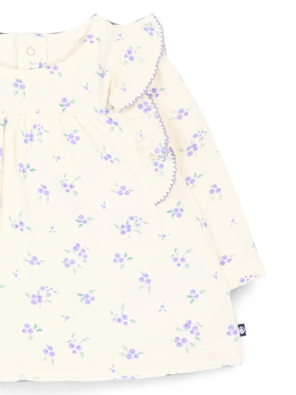 Petit Bateau Shirt met bloemenprint Wit