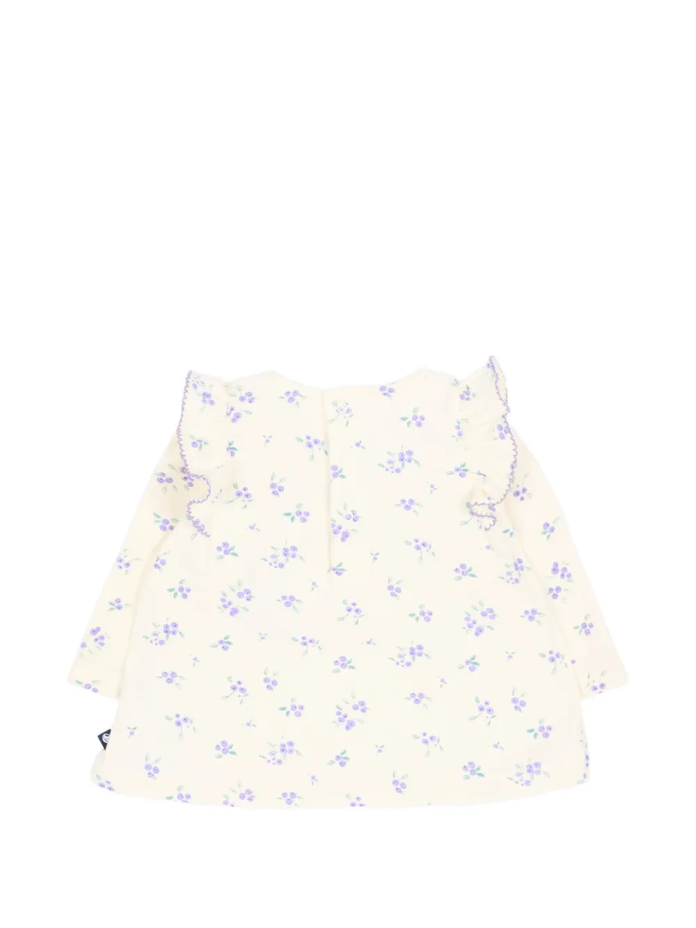 Petit Bateau Shirt met bloemenprint Wit