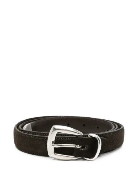 ERALDO suede buckle-fastening belt